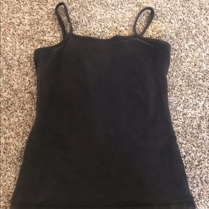 Black tank top